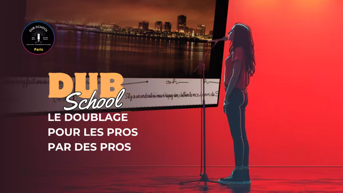 Dub-School — site internet créé par Monsieur Click Site internet de Dub-School (Formation au doublage, France et Los Angeles) créé par Monsieur Click, page d’accueil