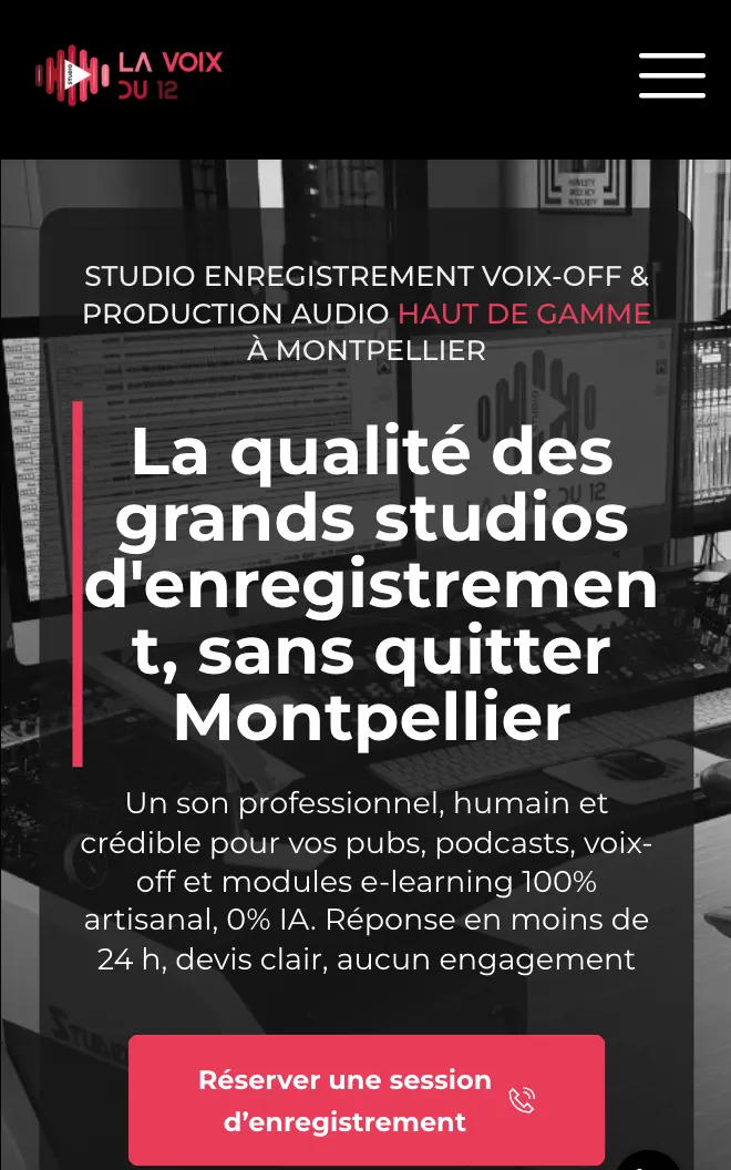 Studio La Voix du 12